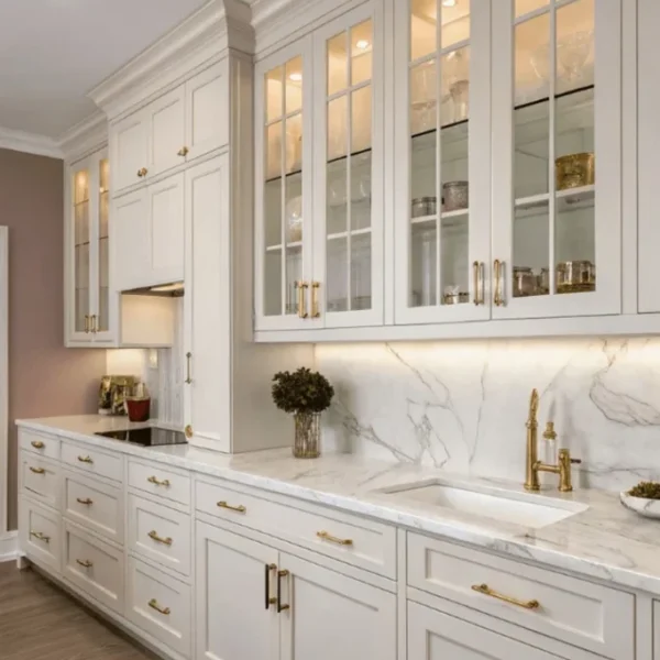 Kitchen Set Classic Luxury – White & Marble